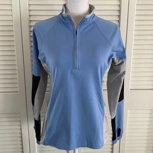 EMS Eastern Mountain Sports Women’s Half Zip Pullover Jacket Blue Size Medium